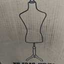 FDW Manikin 60”-67”Height Adjustable Female Dress Model Display Torso Body Tripod Stand Clothing Forms（Beige）