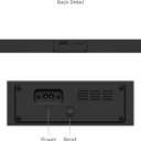 Roku TV Wireless Soundbar, Soundbar Exclusively for RokuTV with Enhanced Stereo Sound, Clear Dialogue, and Simple Wireless Setup