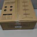 Standing Shower Caddy Corner: 4-tier Rustproof Shower Organizer Shelf - Floor Shower Corner Shelf Rack Stand for Bathroom Chrome