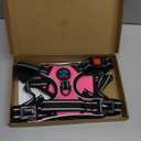 PHOEPET No Pull Dog Harness Medium Reflective Front Clip Vest with Handle,Adjustable 2 Metal Rings 3 Buckles,[Easy to Put on & Take Off](M, Pink)