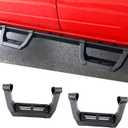 2 Pcs Side Steps Compatible with 2021-2025 Ford Bronco 2/4 Door with Rock Rail Heavy Duty Running Boards Nerf Bars Accessories