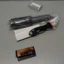 TYMO Automatic Rotating Curling Iron - TYMO CURLPRO Beach Waves Curling Wand, Portable Hair Curler, 500 Million Ionic, Dual Voltage & Lightweight for Travel, Ceramic Coating, 1 Inch, Metallic Gray