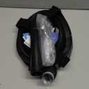 Greatever G2 Full Face Snorkel Mask with Latest Dry Top System, Foldable 180 Degree Panoramic View Snorkeling Mask with Camera Mount, Safe Breathing, Anti-Leak & Anti-Fog (Large/ X-Large, Black)