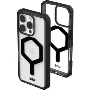 URBAN ARMOR GEAR UAG Designed for iPhone 16 Pro Case 6.3" Plyo - Compatible with MagSafe Charging Rugged Slim Anti-Yellowing Transparent Clear Shockproof Military Grade Protective Cover, Black/Black (Plyo - Black/Black)