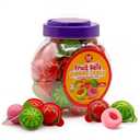 Fruit Gummy Balls Mix, Jelly Filled Gummies - 30 Count, 19 Oz Jar (EXP 08/02/27)