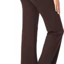 Tapata Women's 28''/30''/32''/34'' Stretchy Bootcut Dress Pants with Pockets Tall, Petite, Regular for Office Work Business, small