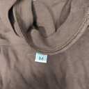 ANRABESS Lounge Sets for Women 2 Piece Foldover Yoga Flare Leggings Pants Crop Tops Casual Y2K Outfits Matching Tracksuit Set (Medium, Brown)