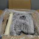 SYANDLVY Cat Tree with Scratching Post for Indoor Cats, Scratching Board with Perch, Cat Post Scratcher with 2 Dangling Balls, Great for Kittens, Grey