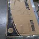 Walsunny Kitchen Island Table Stand with Storage on Wheels, Rolling Kitchen Cart Storage Cabinet with Drawer, Black