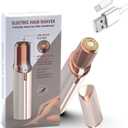 Facial Hair Remover for Women  Electric Face Razor with Light, Hair Removal for Upper Lip, Chin & Cheeks  Color Champagne
