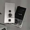 Anti-Theft Doorbell Mount with Ring Blink: Adjustable Angle Wireless Camera Holder No Drill for Apartment Door - Video Wired Mounting Bracket for Brick Concrete Wall Renter Friendly Home House Silver