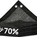 Royal Shade 70% Black Shade Cloth 16FT x 24FT Mesh Tarp with Grommets for Garden Patio, Plant Shading, Greenhouse, Pergola, Chicken Coop, Dog Kennel, Lawn (We Make Custom Size)