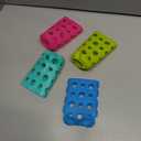 4 Pack Water Bottle Silicone Sleeve, Silicone Protective Holders for Glass Water Bottle, Slip Resistant & Durable Protective Covers for Smoothie, Drinks, Juice, Milk Bottles (Colorful)