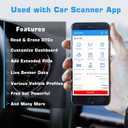 Veepeak Mini Bluetooth OBD2 Scanner for Android ONLY (NOT for iOS) Car Wireless Check Engine Light Code Reader & Diagnostic Tool