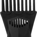 Black Universal Hair Dryer Comb Nozzle Salon Hair Dryer Blow Comb Attachment Hair Styling Nozzle Tool Salon Tool Hair Combs for Straightening Detangling Fine Curly Natural Hair Styling Tools