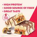 2 x Atkins High Protein Bars, Cookie Fusion Flavor, 15g of Protein, 4g Net Carbs, Keto Protein Bars, Low Sugar, 4 Count