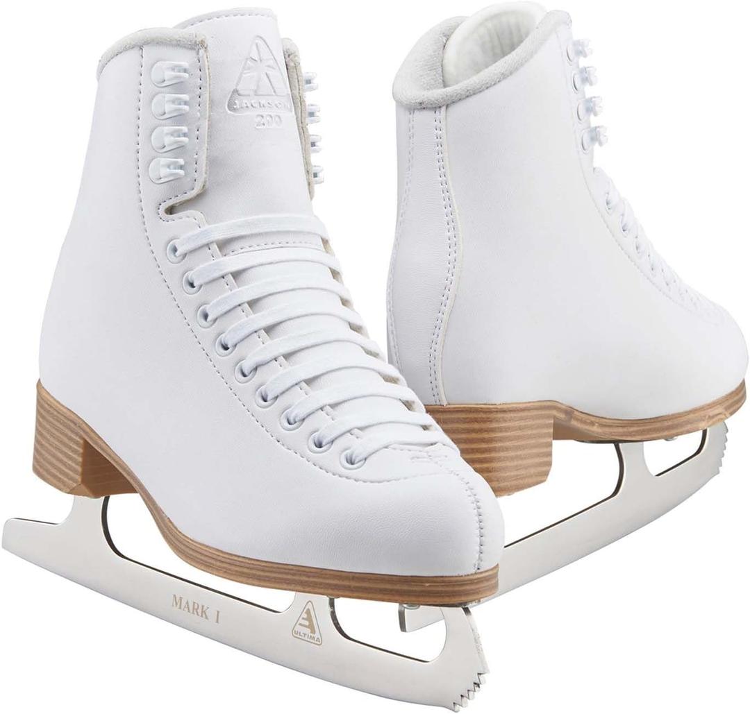 Jackson Ultima Classic 200/500 Womens Ice Skates for Women & Girls Ice Skates  Comfortable Figure Skates for Ice Skating & Recreational Figure Skating (Womens Size-9)