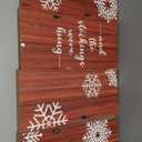 70 Inch Freestanding Christmas Stocking Holder with 6 Hooks Vertical Collapsible Holder Stand The Stocking were Hung Wood Sign for No Fireplace Small Homes Xmas Decoration