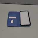 TUCCH Case for iPhone 15 Wallet Case 6.1", Kickstand PU Leather Folio Cover with RFID Blocking 3 Card Slots, Stand Book Design [Shockproof TPU Interior Case] Compatible with iPhone 15 2023, Light Blue