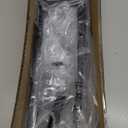 Spice Rack Shelf for Kitchen Stove, Adjustable 27 to 33 Inch Spice Rack Organizer, 4 Level Adjustable Height Stove Top Shelf for Kitchen, Over the Stove Shelf for Curved Stove, Black