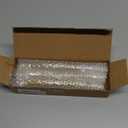 Glass Icicle Ornaments Set of 6 Christmas Tree Drop Hangings with Rhinestone Ornament for Home Garden Window