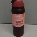 Owala FreeSip Insulated Stainless Steel Water Bottle with Straw, BPA-Free Sports Water Bottle, Great for Travel, 32 Oz, Black Cherry