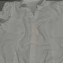 Allegra K Women's Button Down Leotard Shirt Short Sleeve Collared Business Work Bodysuit Tops S