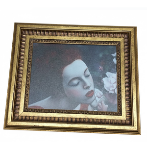 Vintage Gold Carving Frame Mona Lisa Canvas Wall 11 x 12