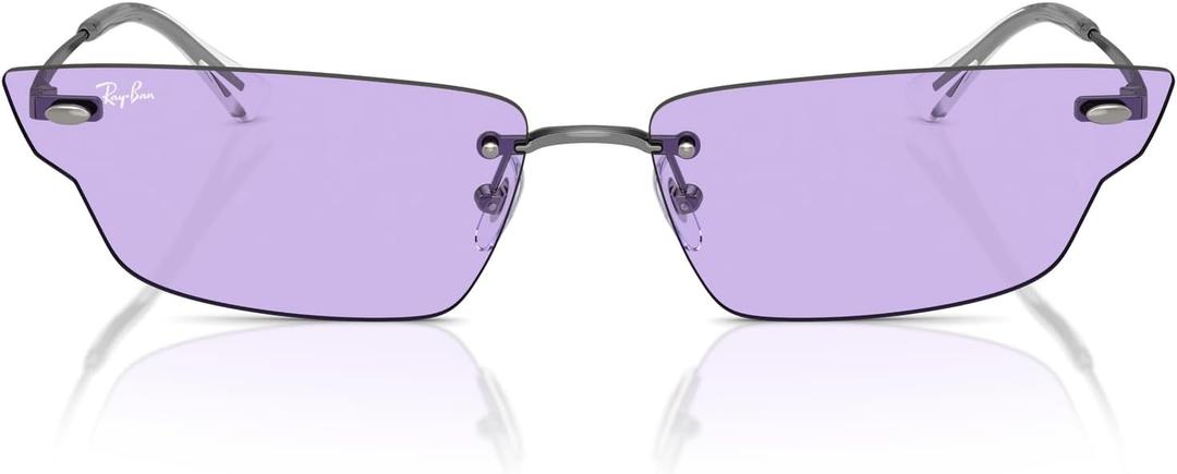 Ray-Ban Rb3731 ANH Butterfly Sunglasses (Gunmetal/Violet)