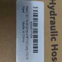 Haichy 15611-12-12-12 Hydraulic Hose 3/4" Hydraulic Hose with Male NPT X Male NPT, 12" Long, 3118 PSI