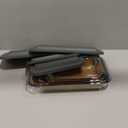 8-Piece Deep Glass Baking Dish Set with Plastic lids,Rectangular Glass Bakeware Set with Lids, Baking Pans for Lasagna, Leftovers, Cooking, Kitchen, Freezer-to-Oven and Dishwasher, Gray