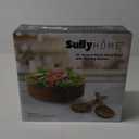 SullyHÔME 12" Acacia Wood Salad Bowl with Serving Spoons