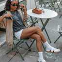 Tigeridea White Sneakers for Women Business Casual Tennis Shoes Cute Flat Mary Jane Shoes Women's Fashion Retro Sneakers Size 6
