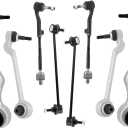 Front Suspension Kit Upper Control Arm E90 Compatible with BMW 3-Series 325i, 328i, 330i, 335d, 335i, 335is (2006-2013), E82, E88 1-Series 128i, 135i (2008-2013), E84 X1 (2WD Only) (2013-2015)