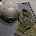 FAST HELMET Green Ballistic Helmet Replica L