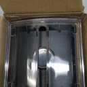 1 Pcs Pop Up Sticky Note Dispenser Sticky Note Holder Pop Up Note Dispenser Transparent Top for 3 x 3 Inch Sticky Notes School Office Home Store Black Base Clear Top (1)