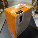 Single Serve One Cup Coffee Maker, for K Cups and Grounds, Mini Coffee Maker with Portable Handle, 6 to 12 Oz Brew Size, for Travel, Camping, Office, RV and Dorm, 120V, Black and Gold