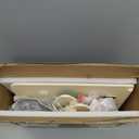 Asweets Wooden Baby Walker Push and Pull Learning Activity Walker Kids Activity Toy Multiple Activities Center Develops Motor Skills & Stimulates Creativity(Color) (Red)