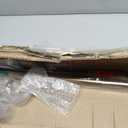 Ivilon Drapery Window Curtain Rod - End Cap Style Design 1 Inch Pole. 28 to 48 Inch Color Warm Gold