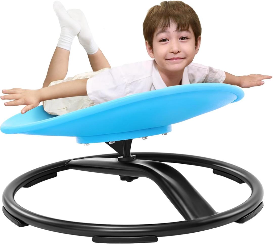 Zhenx Spinning Chair for Autistic Kids (Ages 3-18), Autism Sensory Toy Gift, 22 inches x 22 inches x 10 inches