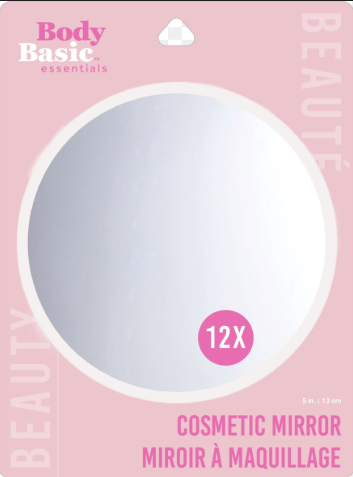 Cosmetic Mirror 12X Magnification 5 Inch 
