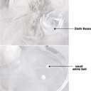 2 x Crazy Night Women's Witch Hat Halloween Costume Witch Hat with Veil (White)