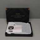 Led Face Mask Light Therapy, Red Light Therapy for Face, 7-1 Colors LED Facial Skin Care Mask, Black