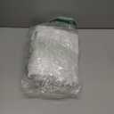 Chyhomenyc White Curtains 84 Inch Length 2 Panels Set, Faux Linen Textured Semi Light Filtering Soft Airy Farmhouse Curtain Drapes for Living Room Bedroom, Cortinas para Sala, 40Wx84L