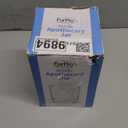 ForPro Professional Collection Acrylic Apothecary Jar with Lid, 60 Oz Storage Container for Bathroom, Kitchen and Office, 7.75" x 5"