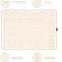 July 2025 Dec. 2026 Planner by Graphique, Weekly and Monthly Planner, 18 Months Calendar, Hardcover, Peanuts Pink Floatie, 6 x 8