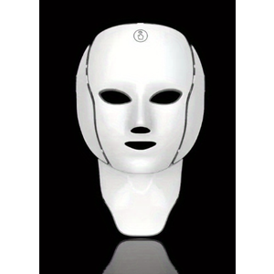 LED Face Mask – Cordless Facial Light Mask with 7 Custom Light Modes, Rechargeable Red Light Mask for All-Round Coverage, One-Button Control for Easy At-Home & On-the-Go Skincare