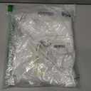 J.VER Womens Dress Shirts Long Sleeve Button Down Shirt Wrinkle-Free Business Casual Blouse Office Work Tops (Medium, White)