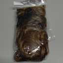 REECHO Curly Hair Extensions, 4PCS 16 inch Clip in Hair Extensions Lace Weft Short Curly Extension Clip Ins Invisible Natural Hairpieces for Women, Dark Brown to Light Brown
