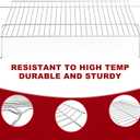 Stainless Steel Warming Rack for Expert Grill 24" harcoal Grill, Heavy Duty BBQ Replacement Parts Fits XG1910200103 EG24, Outdoor Grill Accessories for Keeping Food Warm
